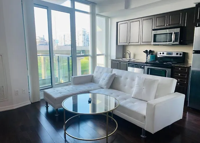Unique 1 Bedroom Condo By Lakeshore Downtown Toronto & Cn Tower