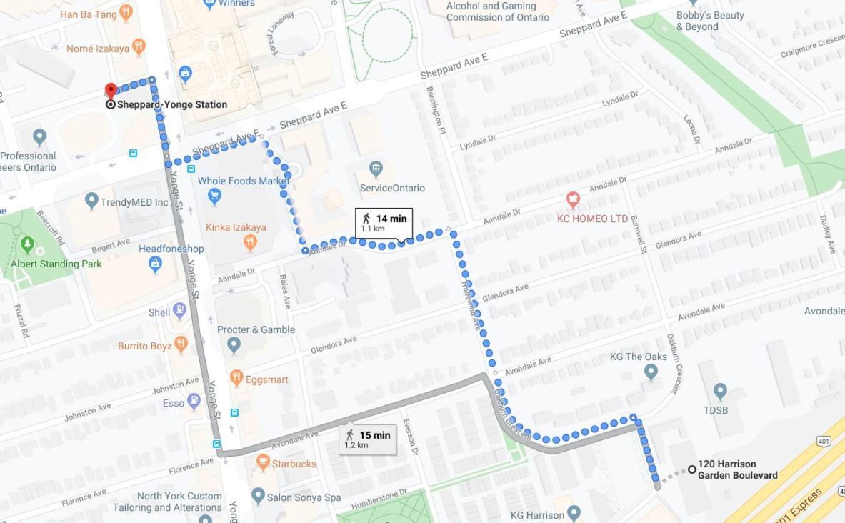 Apartment Kashaneh At Harrison Garden Toronto