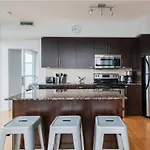 Toronto Downtown Core Two Bedroom Condo With Cn Tower View, Free Parking