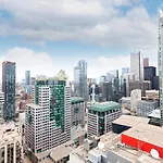 Beautiful Skyline View Downtown Toronto