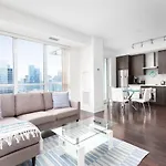 Beautiful Skyline View Downtown Toronto