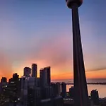 View Cn Tower And Lake From The Sky!
