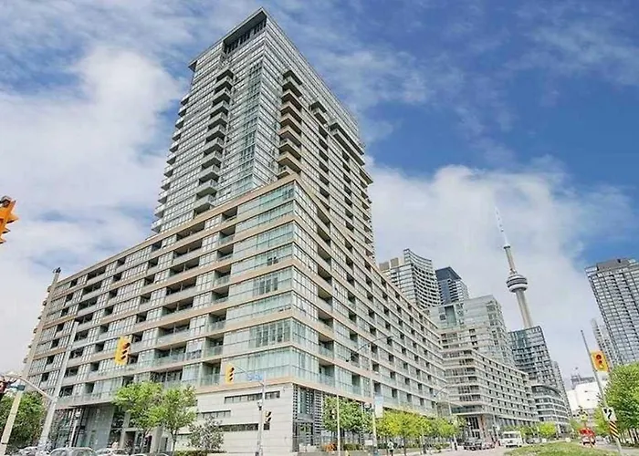 Three-Bedroom Condo With Free Parking Nearby Cn Tower With Lake View