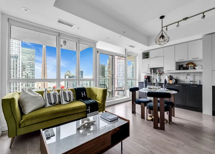Deluxe 1Br Suite With Bird\'S Eye Cn Tower Views