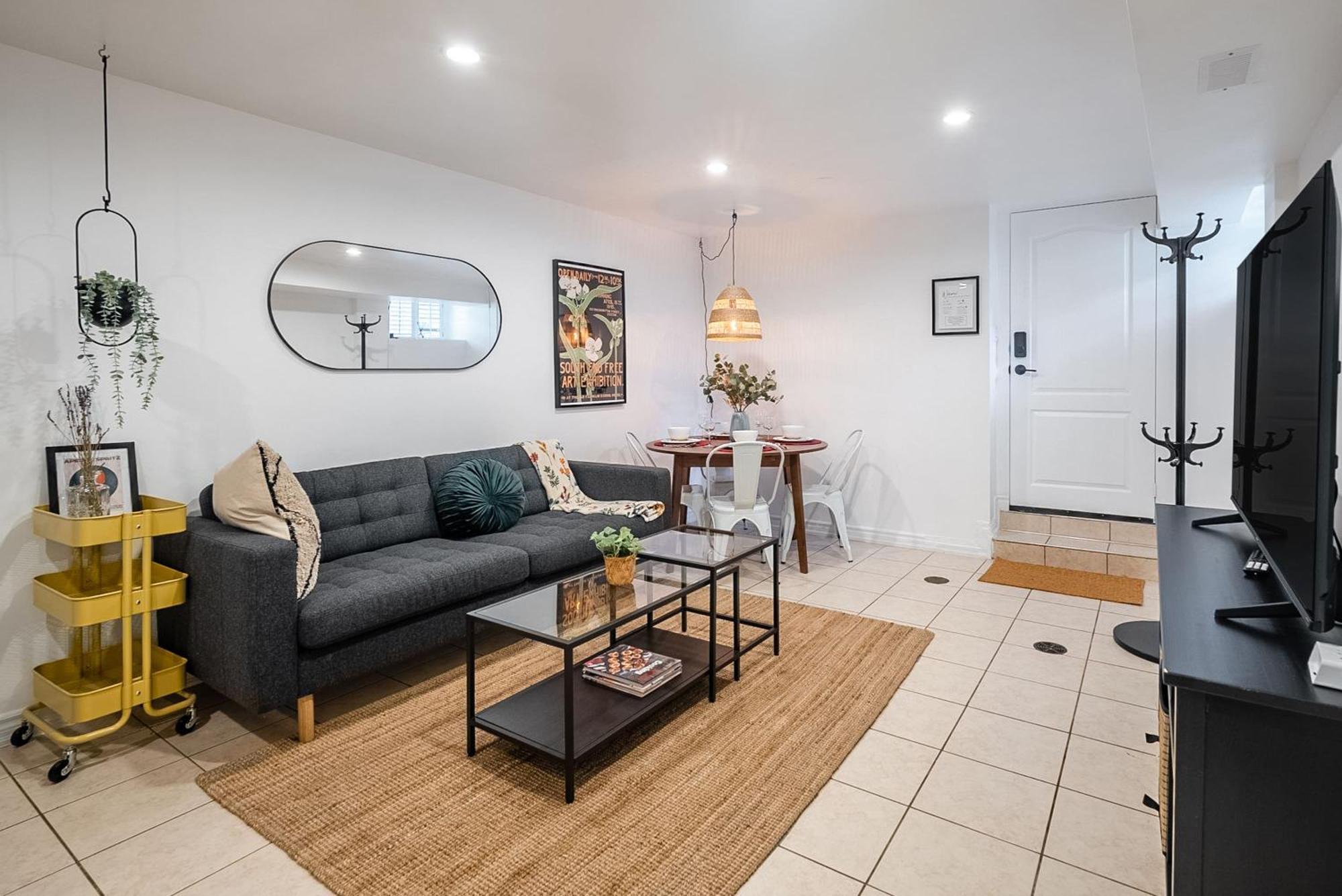 Cozy Basement With Private Patio!