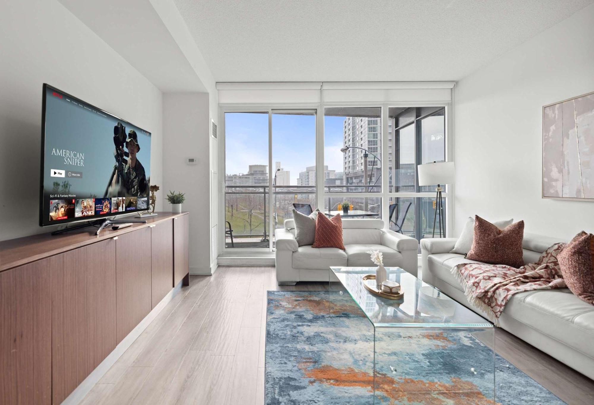 Elegant 3br W Parking In Apartment