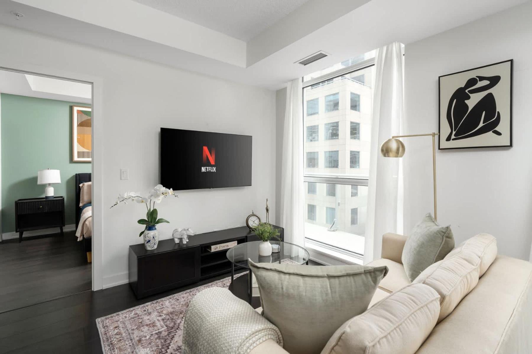2br 2ba With Sofa Bed By Financial District Apartment *