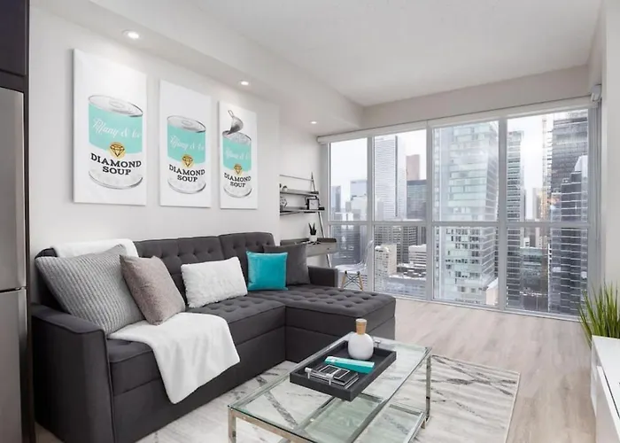 Luxury Cn Tower View King Bed Balcony Free Park