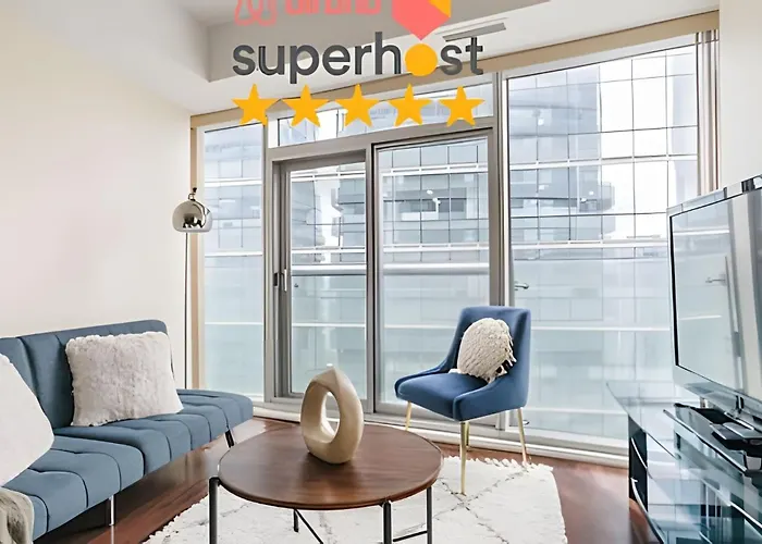 Waterfront 1 Bdr, 2Bed, Cn Tower, Parking 4 Guests