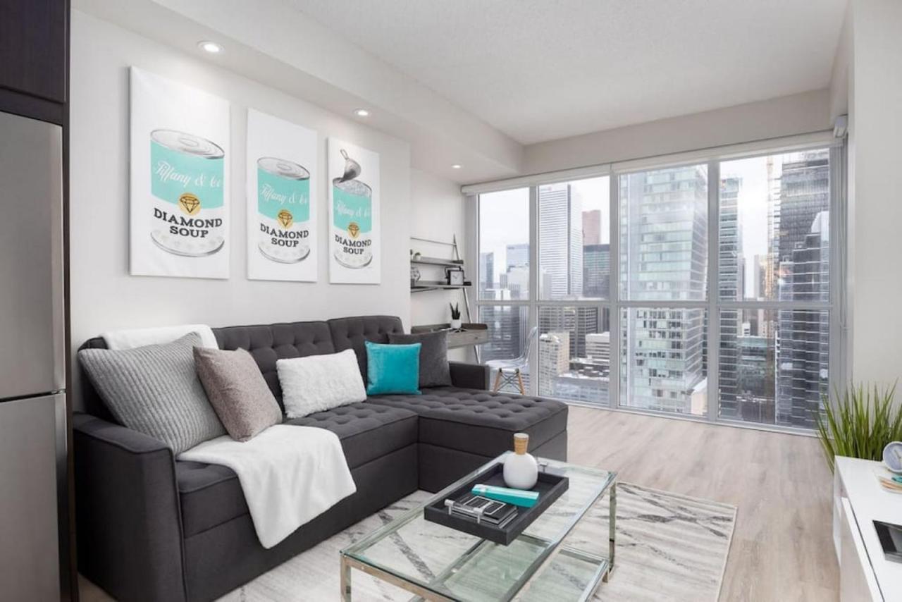Luxury Cn Tower View King Bed Balcony Free Park * Toronto