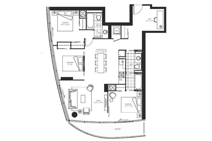 Superior 49th Floor 3 Bedroom With Cn Tower And View * Toronto